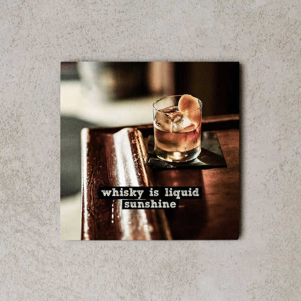 MiniWall - Whisky is liquid sunshine