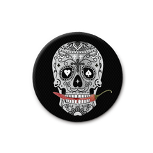Load image into Gallery viewer, Mexican Skull Pin - Black