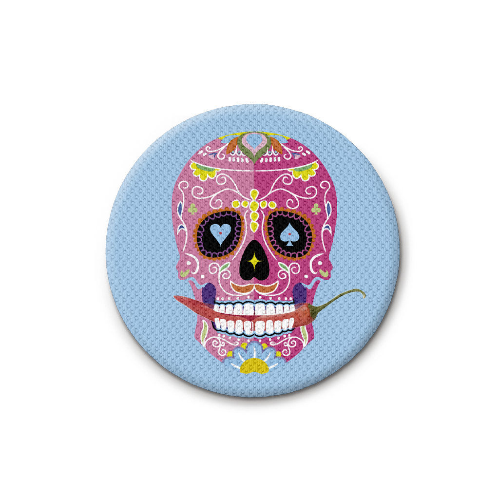 Mexican Skull Blue