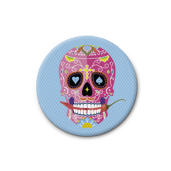 Mexican Skull Blue