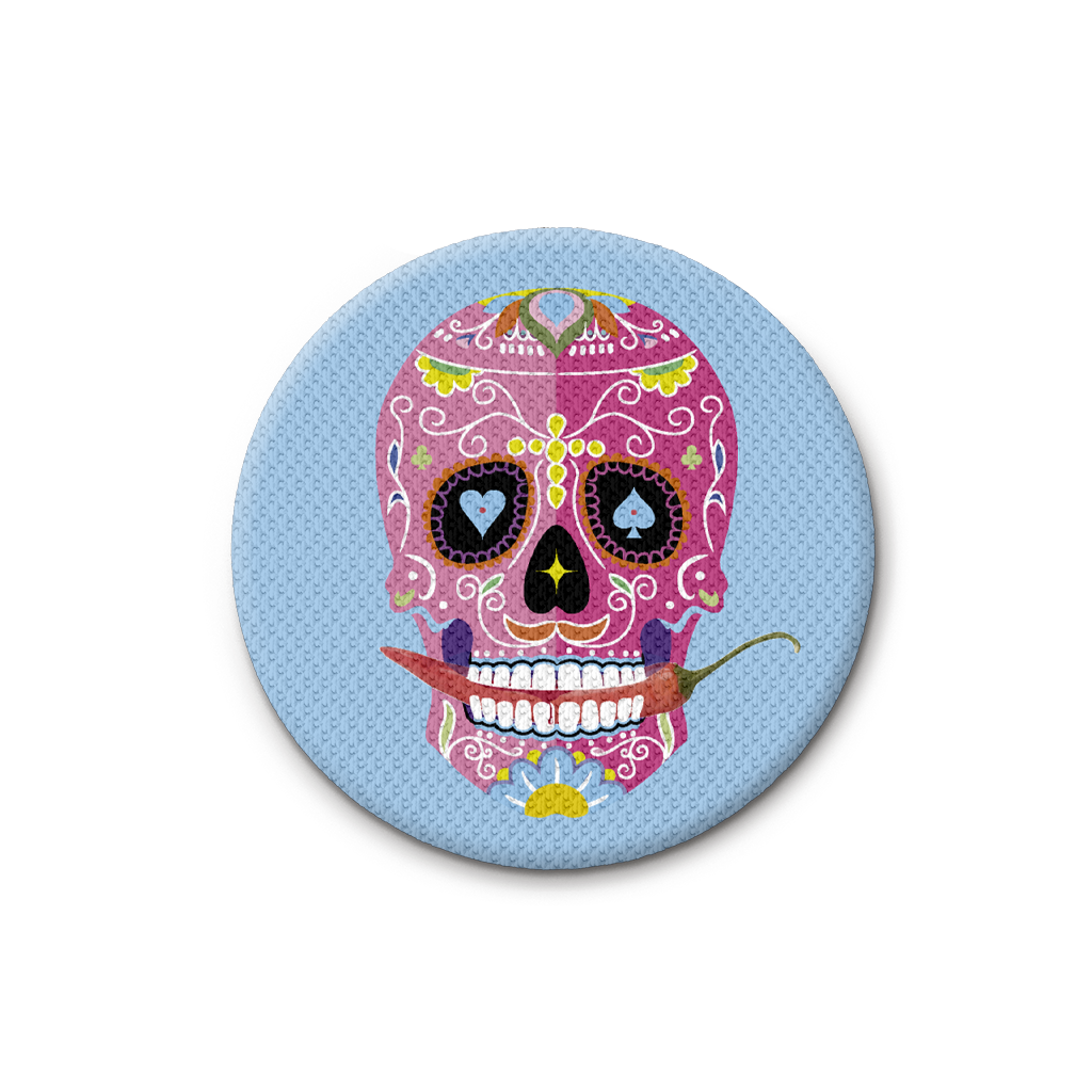 Mexican Skull - Blue
