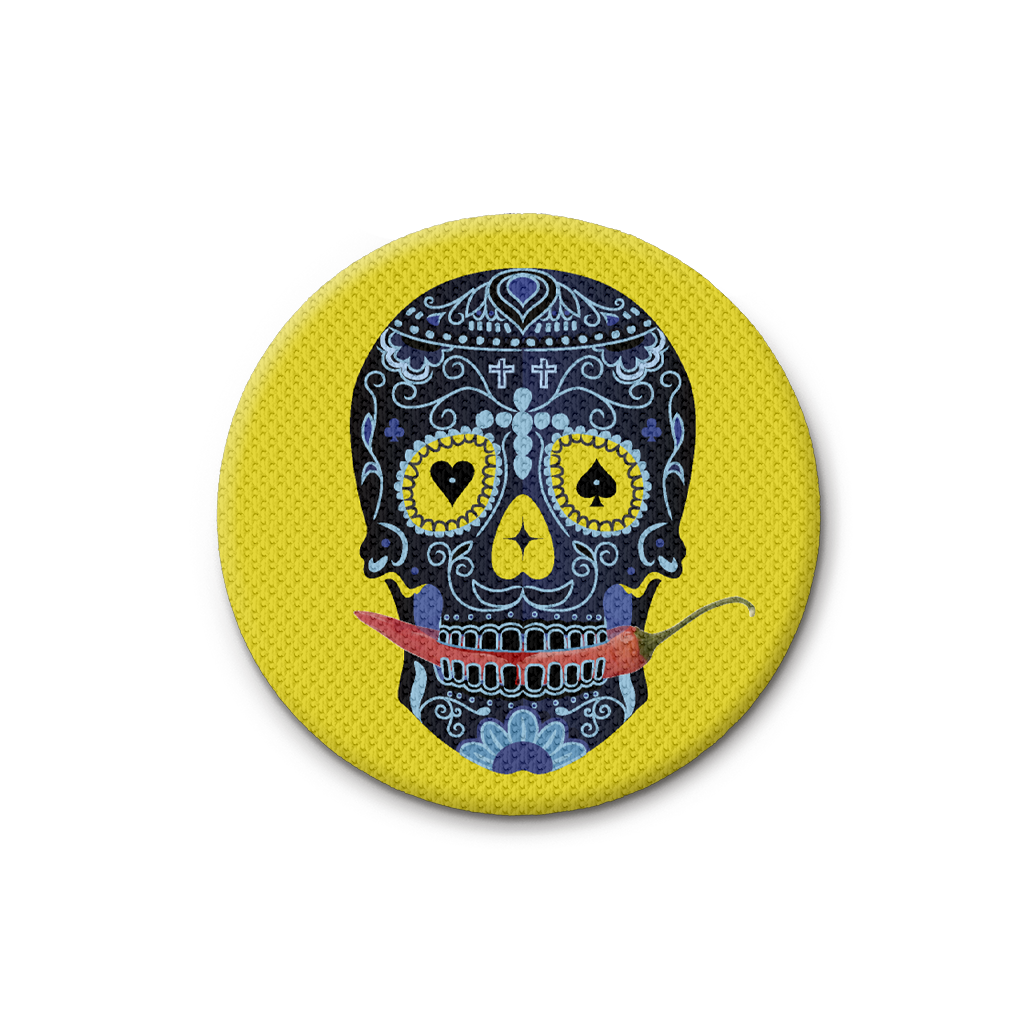 Mexican Skull Yellow