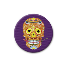 Cargar imagen en el visor de la galería, Pin Calavera Mexicana - Violeta