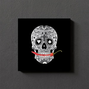 MiniWall -  Mexican Skull Black
