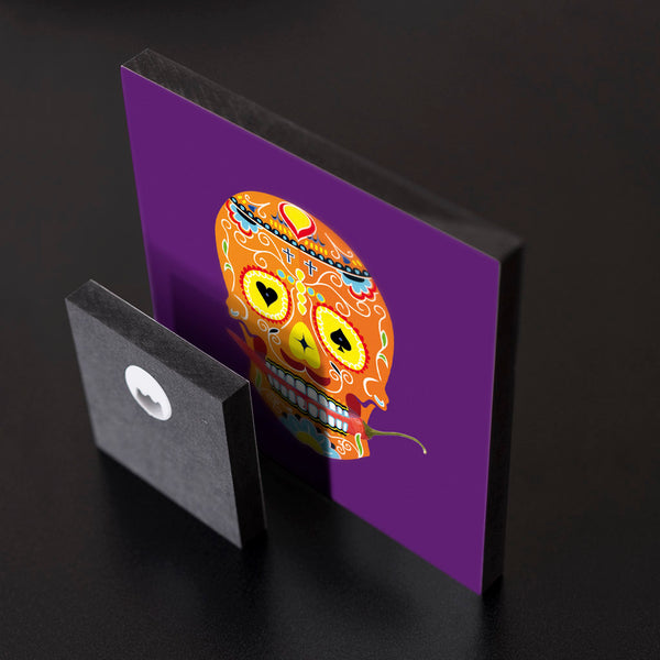 MiniWall - Calavera Mexicana Violeta