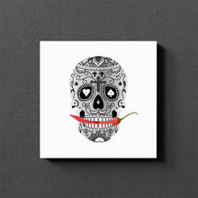 Load image into Gallery viewer, MiniWall -  Mexican Skull White
