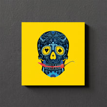 Load image into Gallery viewer, MiniWall -  Mexican Skull Yellow